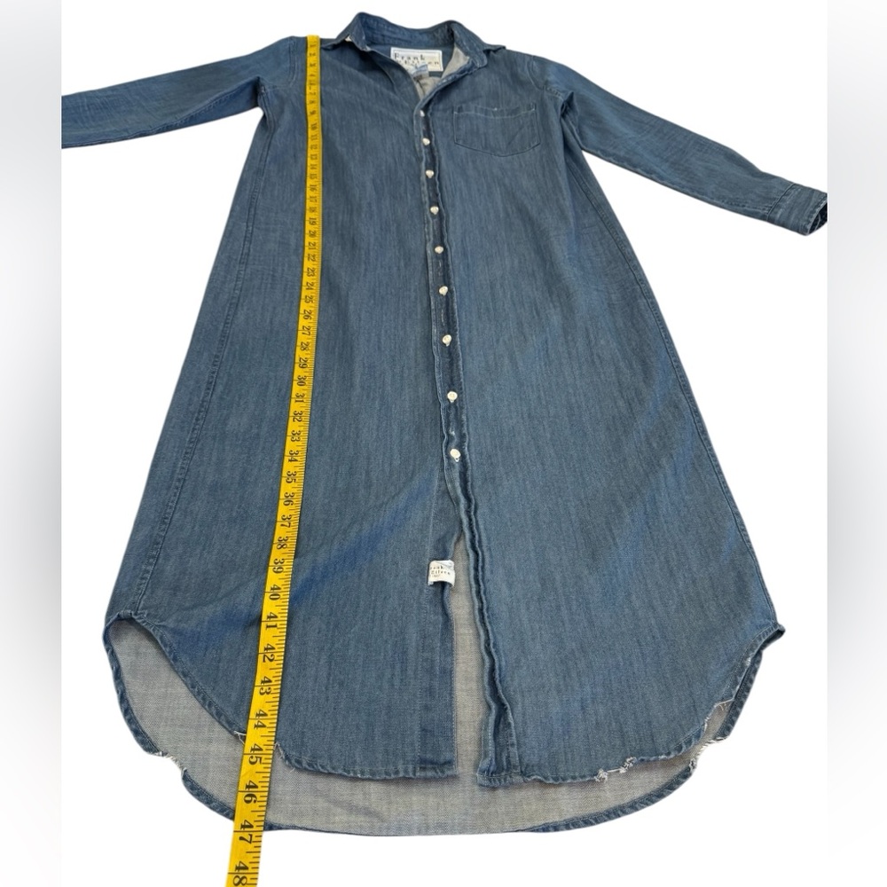 Frank & Eileen Blue Denim Maxi Shirt Dress - Picture 13 of 15